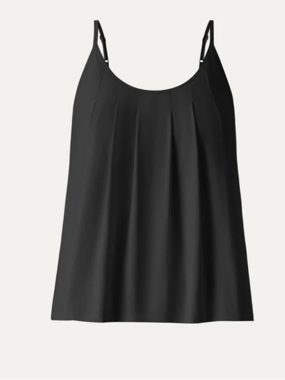 OGL U-Neck Pleated Spaghetti Bra Tank